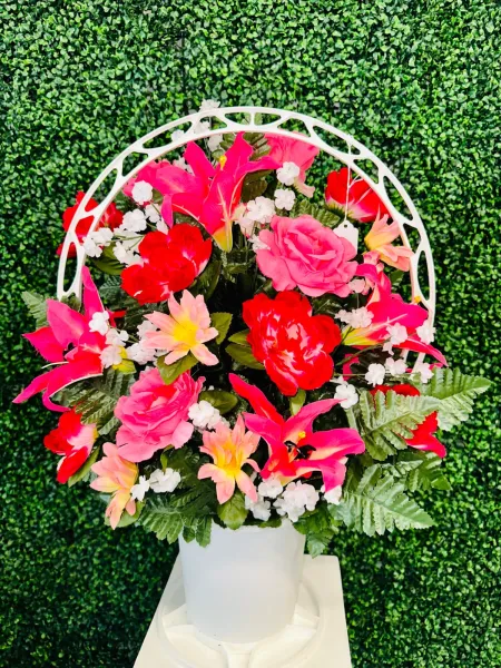 Artificial Bucket — Alabaster Florist