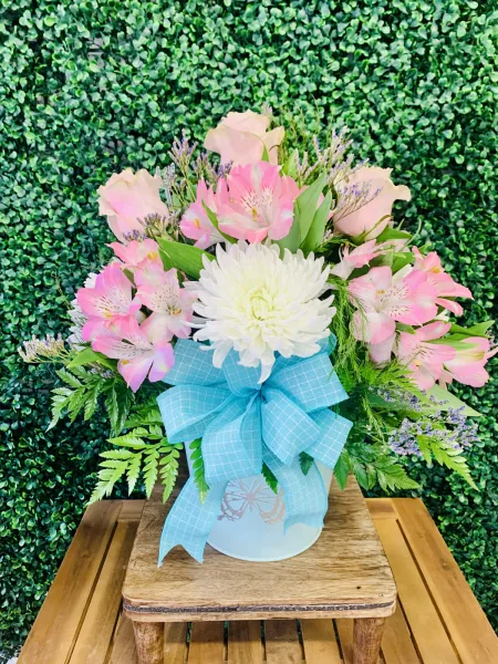 Butterfly Tin Arrangement — Alabaster Florist