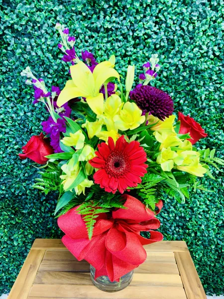 Lily, Gerbera and Rose Mix — Alabaster Florist