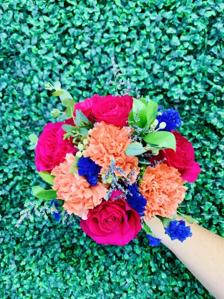 Simple Rose and Carnation Bouquet — Alabaster Florist