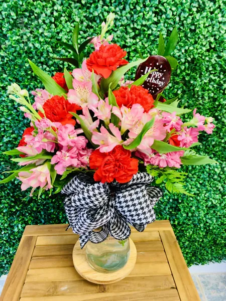 Birthday Dozen Carnations — Alabaster Florist
