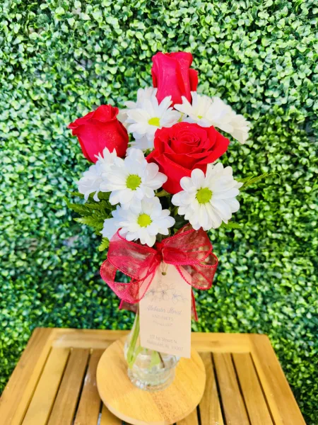 Valentines Standard 3 Rose — Alabaster Florist